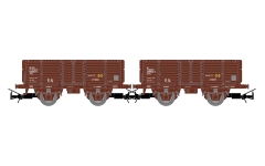 Electrotren HE6095 - H0 - 2-tlg. Set Offene Güterwagen Tabaksäcke, RENFE, Ep. III-IV